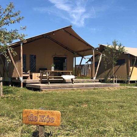 De Hazelaarshof Luxe Glampingtent Bij Natuurgebied De Millingerwaard Kekerdom Eksteriør bilde