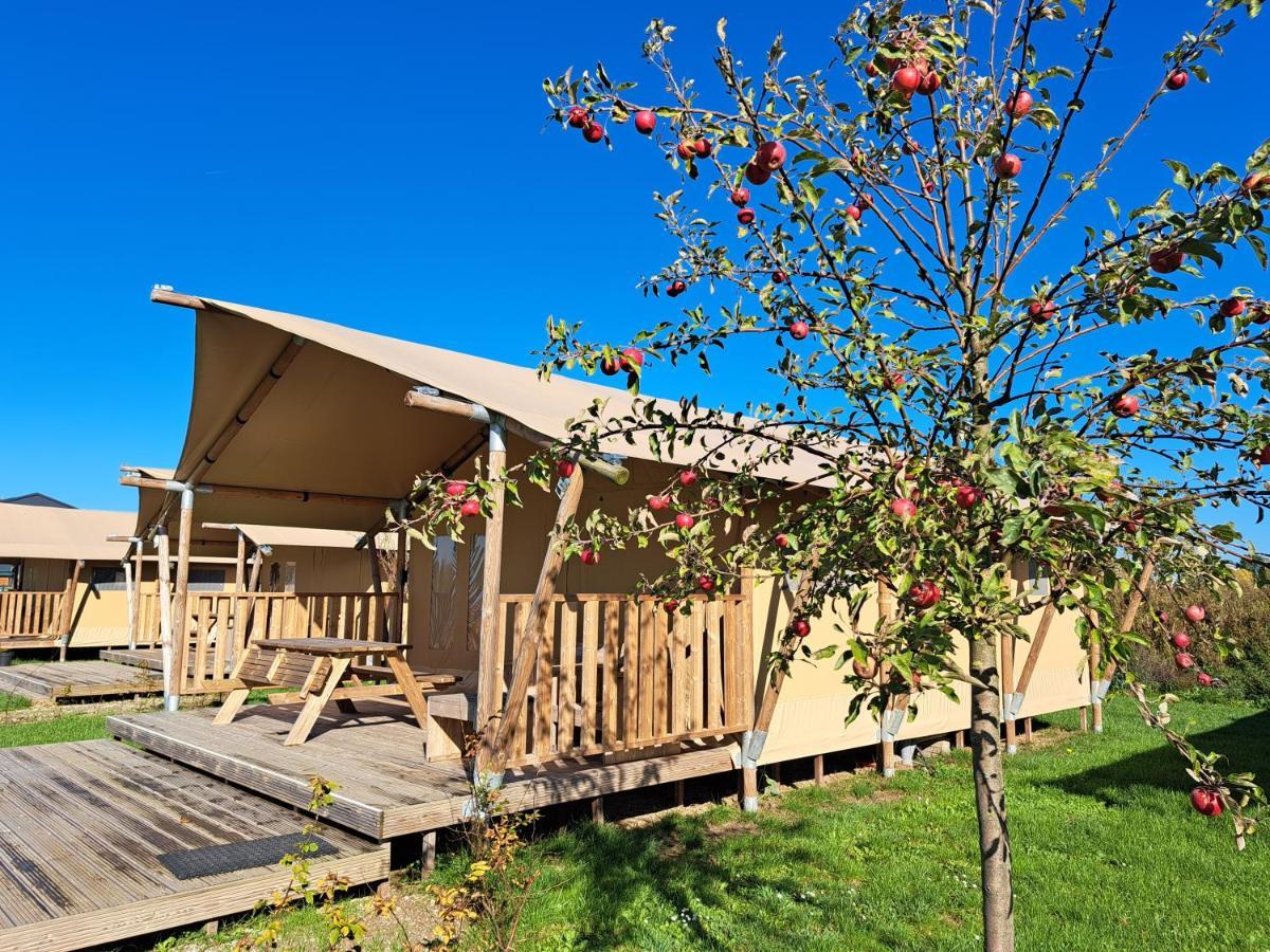 De Hazelaarshof Luxe Glampingtent Bij Natuurgebied De Millingerwaard Kekerdom Eksteriør bilde