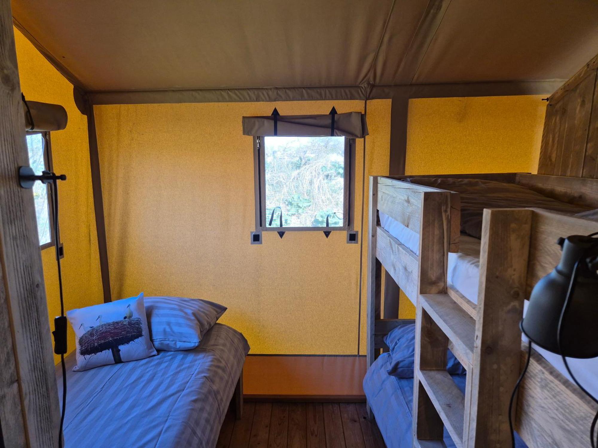De Hazelaarshof Luxe Glampingtent Bij Natuurgebied De Millingerwaard Kekerdom Eksteriør bilde